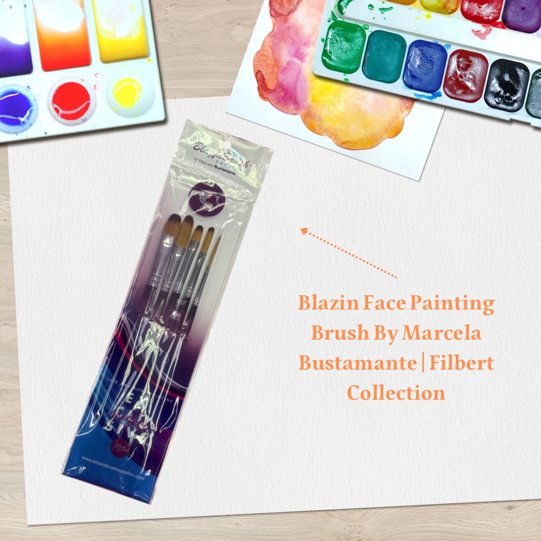 image Blazin Face Painting Brush by Marcela Bustamante