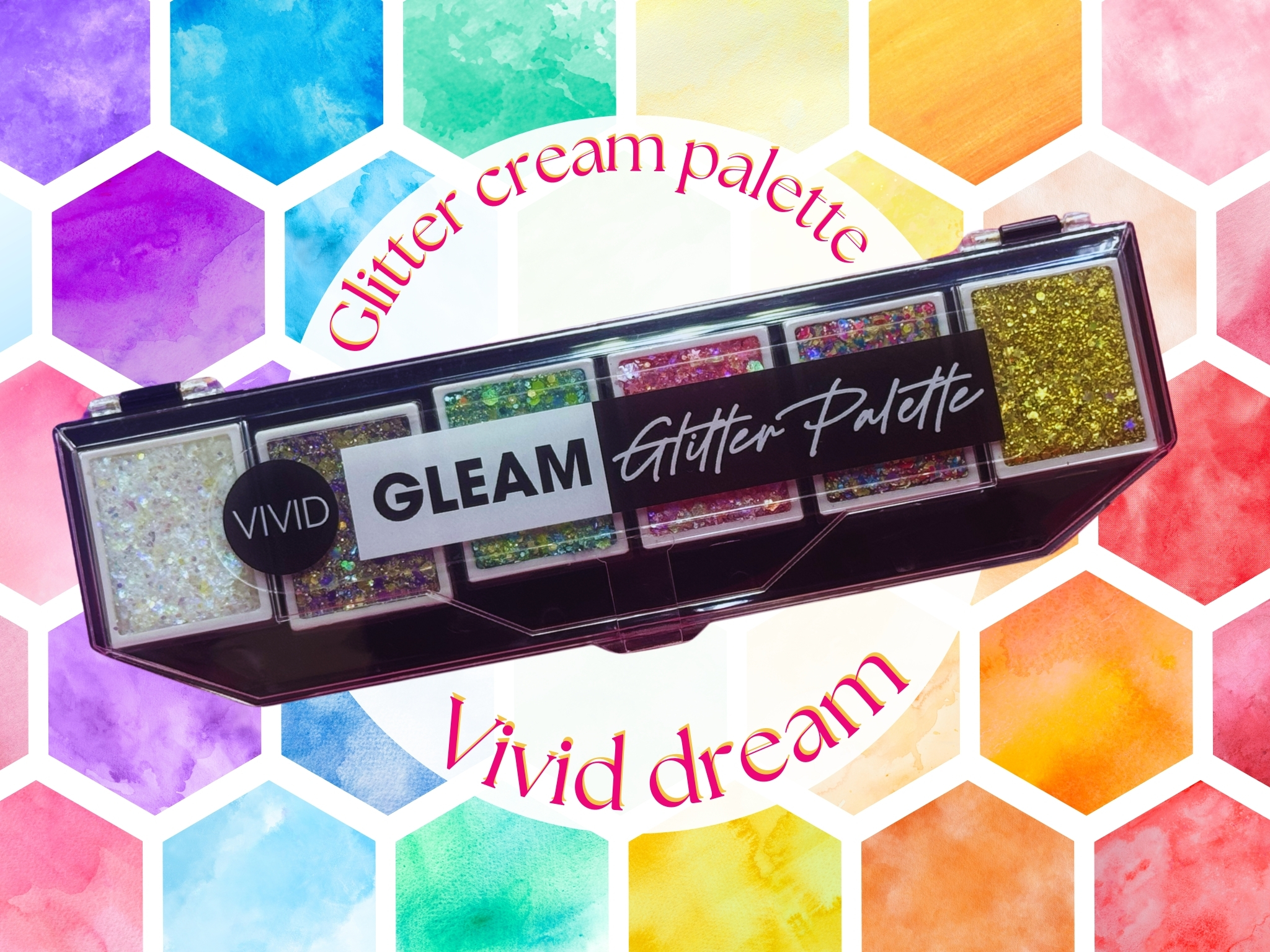 image VIVID DREAM GLITTER CREAM PALETTE