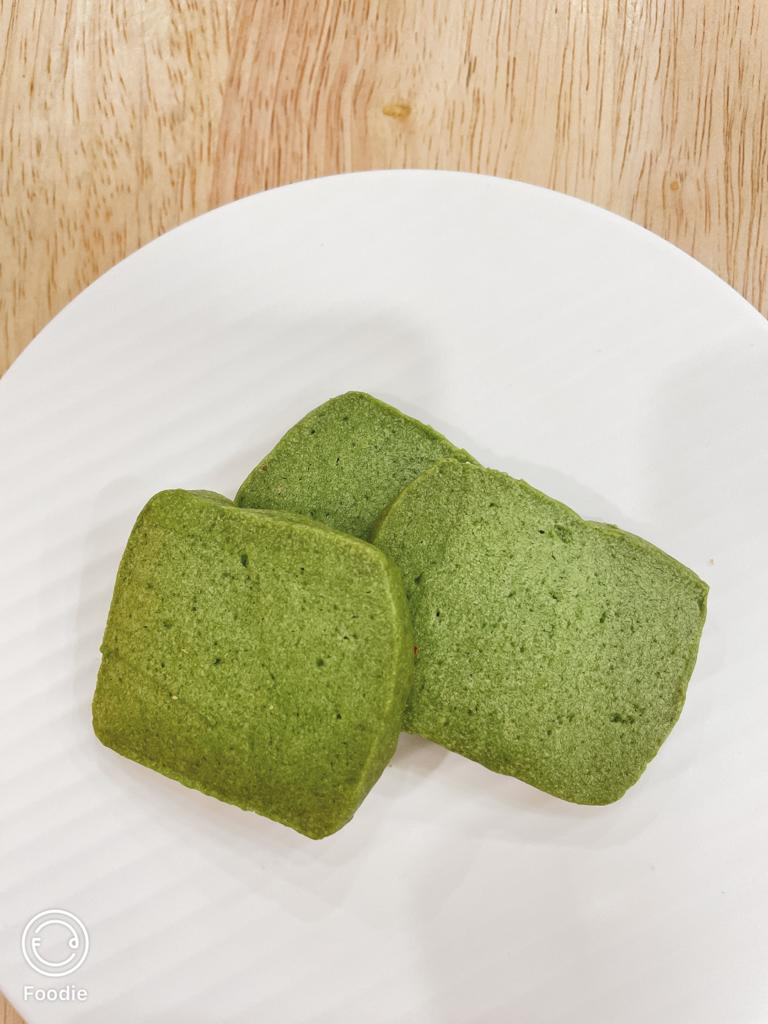 image Matcha Almond Cookies 